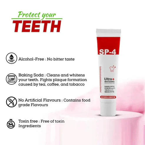 SP-4 Probiotic Brightening & Stain Removing Toothpaste ( pack of 2 )